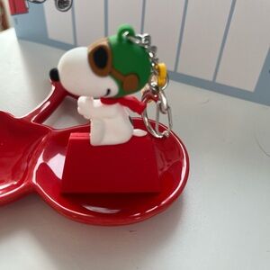 Flying Ace Snoopy Keychain